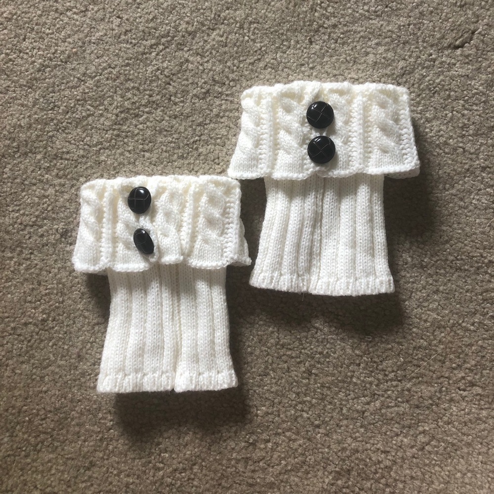 Pair of Knitted Boot Cuffs